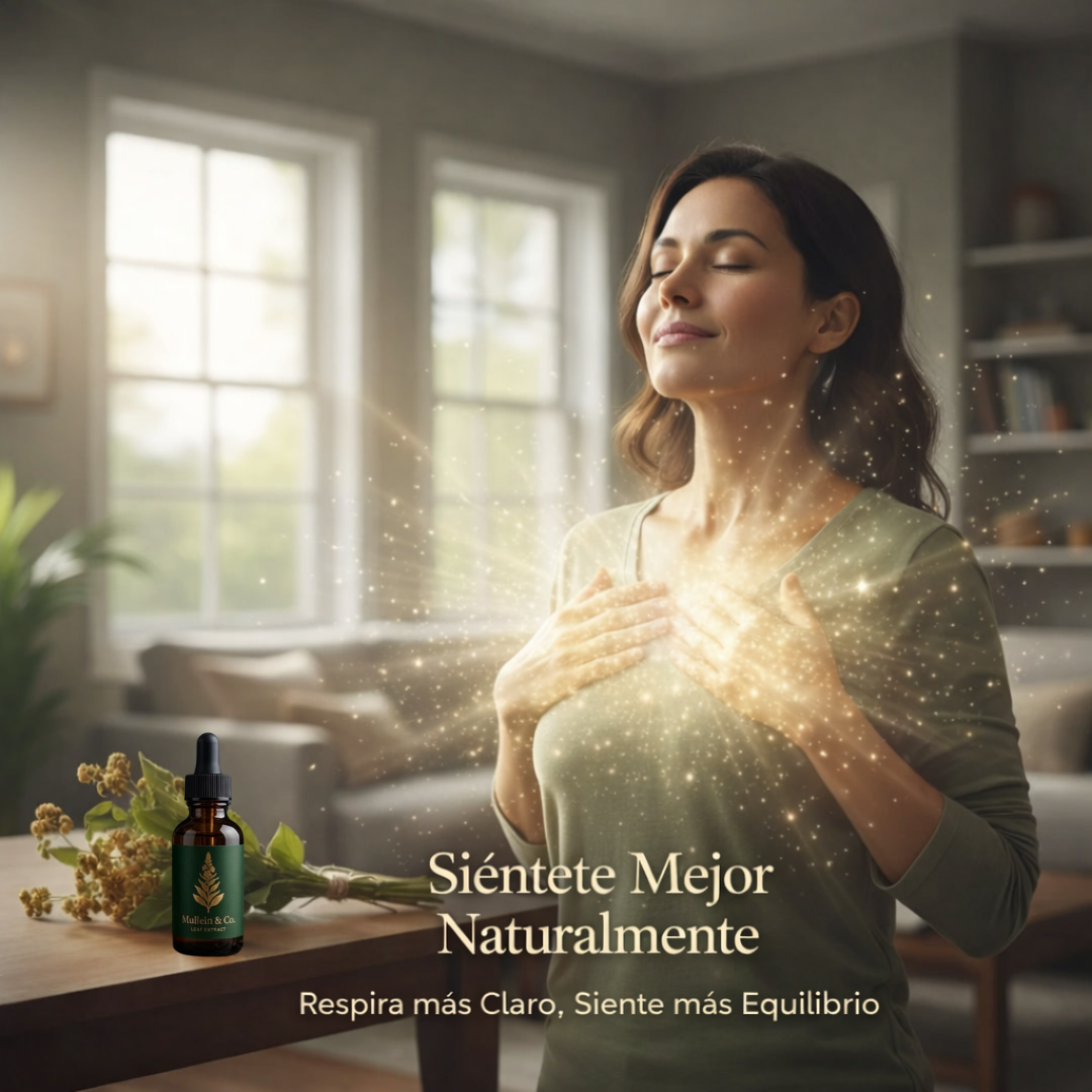 Gotas para el cuidado avanzado de los pulmones de Mullein & Co.™