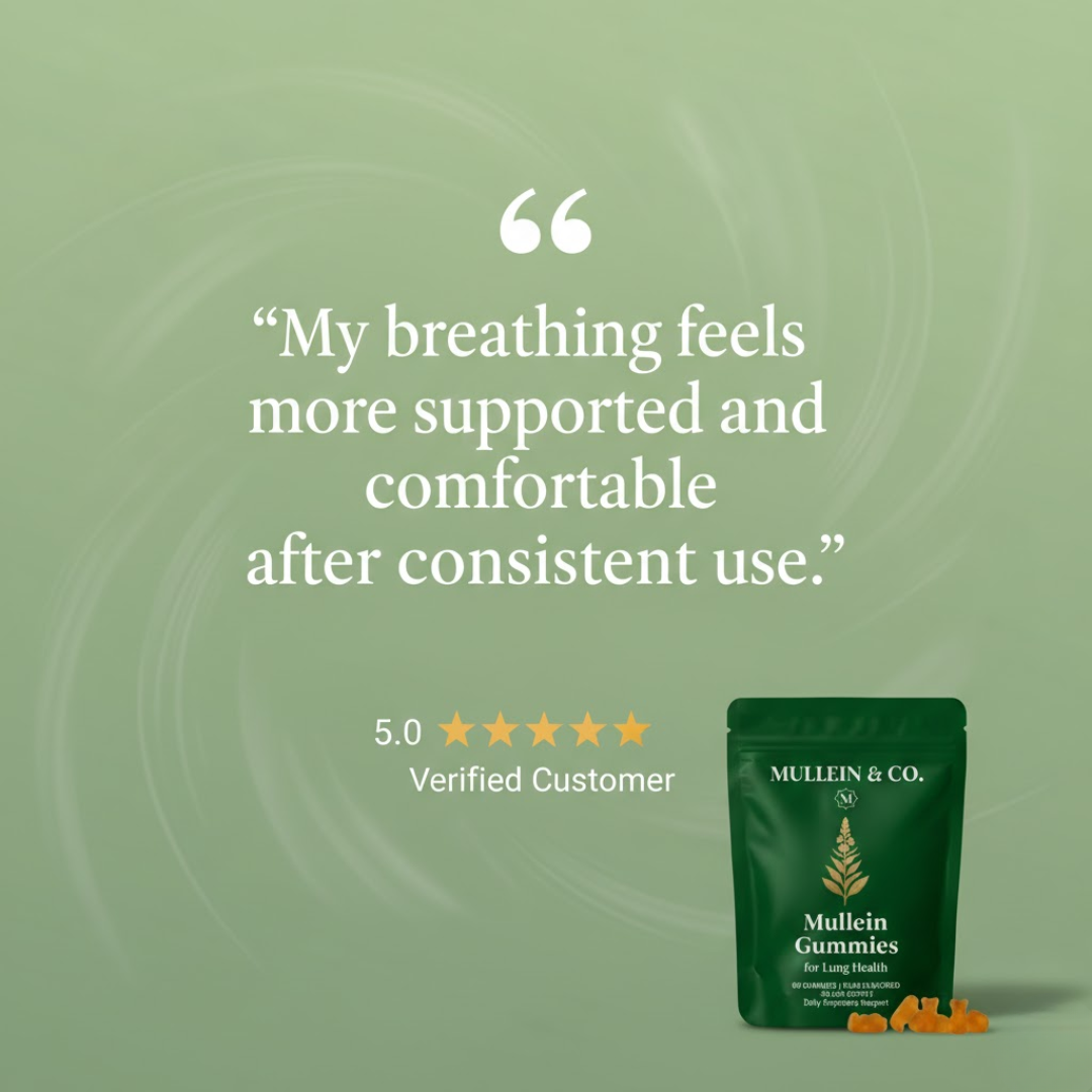 Mullein Gummies for Lung Health