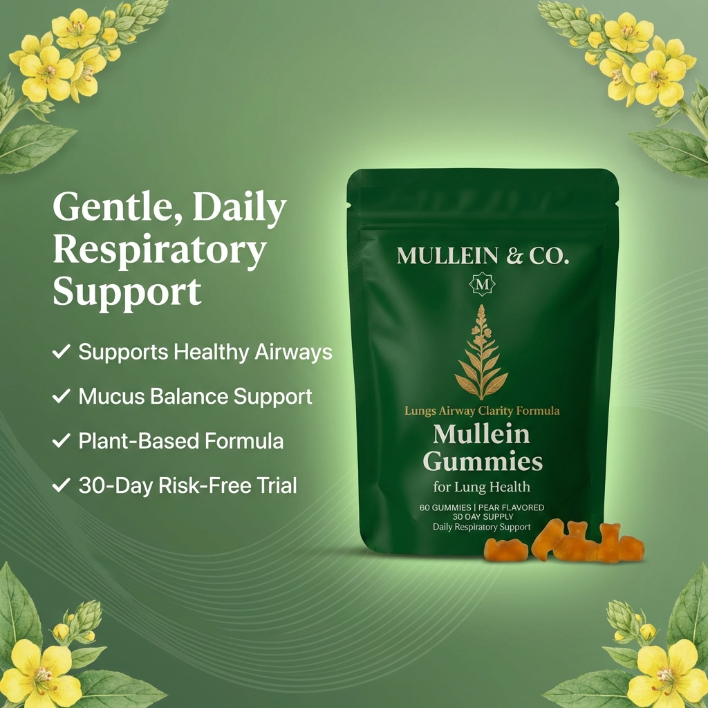 Mullein Gummies for Lung Health
