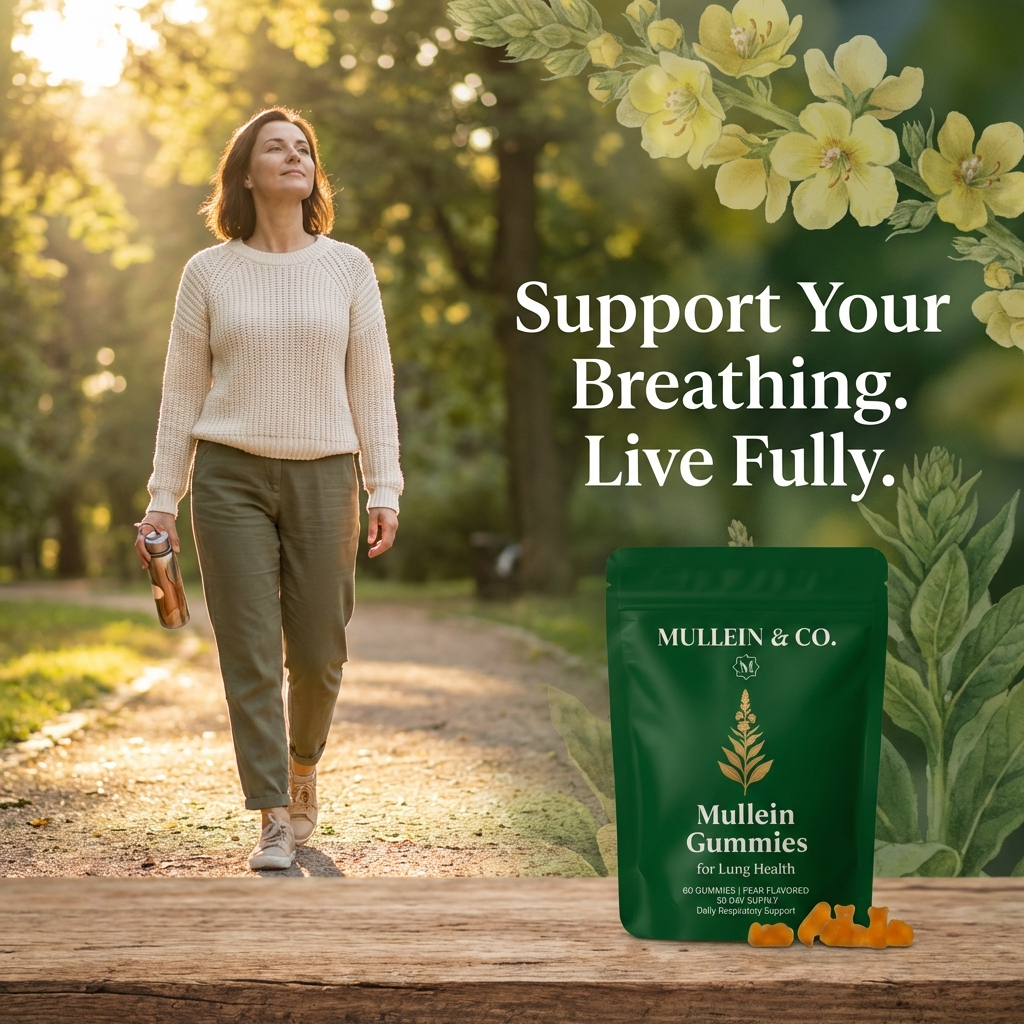 Mullein Gummies for Lung Health